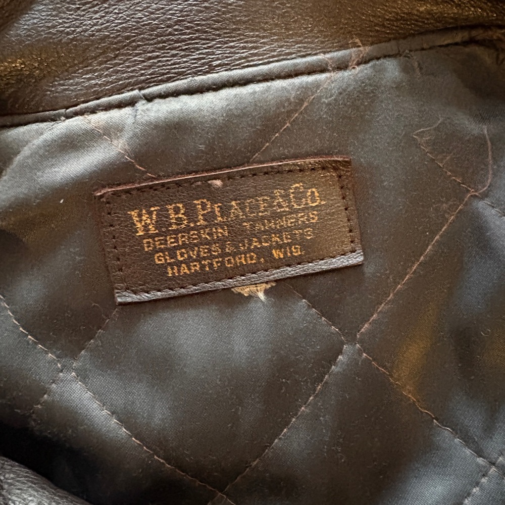 Fringed Leather Jacket - Dark Brown - image 5